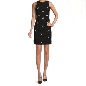 LEA & VIOLA Simulated Pearl Embellished Mini Dress NWT Size XS